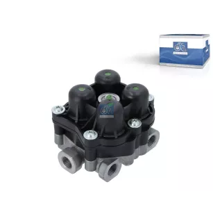 Valve de protection 4 circuits, M16 x 1,5, M22 x 1,5, max. 13 bar, Po21: 7 bar, Po22: 7 bar, Po23: 7 bar, Po24: 7 bar