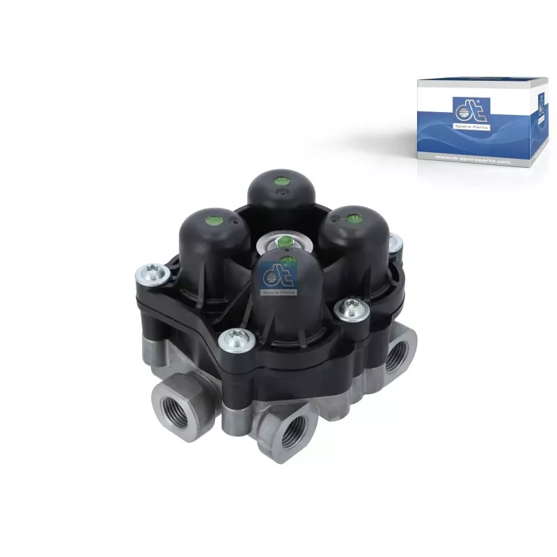 Valve de protection 4 circuits, M16 x 1,5, M22 x 1,5, max. 13 bar, Po21: 7 bar, Po22: 7 bar, Po23: 7 bar, Po24: 7 bar