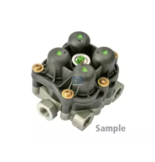 Valve de protection 4 circuits, M16 x 1,5, M22 x 1,5, max. 13 bar, Po21: 7 bar, Po22: 7 bar, Po23: 7 bar, Po24: 7 bar