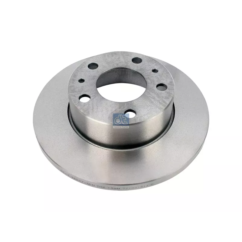 Disque de frein, D: 276 mm, 5 bores, P: 118 mm, H: 69.5 mm, S: 16 mm, s: 13 mm Pour Iveco Daily - 02994066 - 07182300 - 07185410