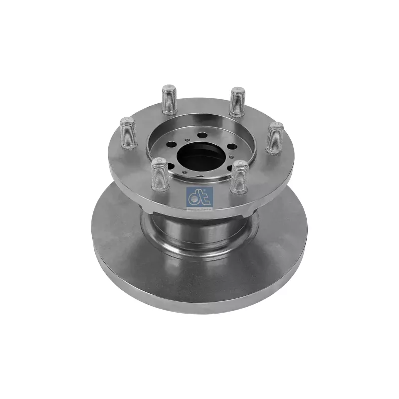 Disque de frein, D: 280 mm, 6 bores, b: 12.5 mm, P: 170 mm, M18 x 1,5, d: 58 mm, H: 136 mm, S: 22 mm, s: 19 mm Pour Iveco Daily