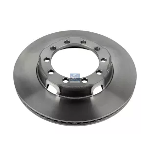 Disque de frein, D: 417 mm, 10 bores, b: 18.4 mm, P: 186 mm, d: 159 mm, H: 67 mm, S: 28 mm, s: 25.5 mm Pour Iveco CityClass.