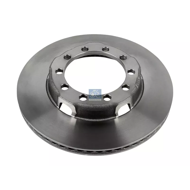 Disque de frein, D: 417 mm, 10 bores, b: 18.4 mm, P: 186 mm, d: 159 mm, H: 67 mm, S: 28 mm, s: 25.5 mm Pour Iveco CityClass.