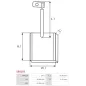 Charbon/balais de démarreur pour BOSCH 0001231502