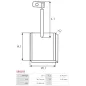 Charbon/balais de démarreur pour BOSCH 0001314018, 0001314025, 0001314026, 0001314027