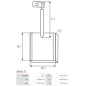 Charbon/balais de démarreur pour BOSCH 0001364400, 0001364402, 0001372002, 0001372003