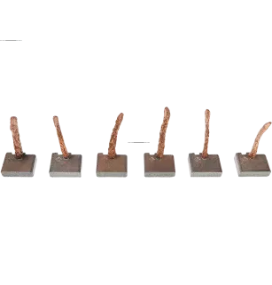 Charbon/balais de démarreur pour BOSCH 0001139004, 0001139047, 0001145