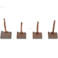 Charbon/balais de démarreur pour BOSCH 0001179503, 0001179506, 0001179510, 0001179514