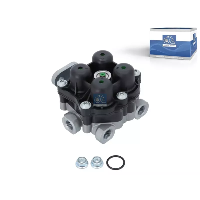 Valve de protection 4 circuits, M16 x 1,5, M22 x 1,5, max. 20 bar, Po21: 7.5 bar, Po22: 7.5 bar, Po23: 8 bar, Po24: 8 bar