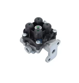 Valve de protection 4 circuits, M16 x 1,5, M22 x 1,5, max. 20 bar, Po21: 7.5 bar, Po22: 7.5 bar, Po23: 8 bar, Po24: 8 bar