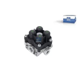 Valve de protection 4 circuits, M16 x 1,5, M22 x 1,5, max. 13 bar, Po21: 7 bar, Po22: 7 bar, Po23: 7 bar, Po24: 7 bar