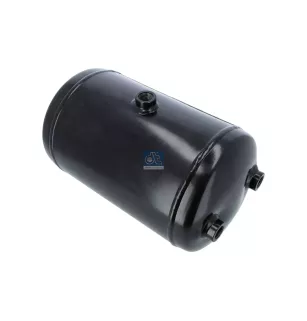 Réservoir à air, 10 l, D: 206 mm, M22 x 1,5, L: 370 mm, 15.5 bar Pour DAF 45/55/65/75/85/95, CF, Iveco Stralis, Trakker