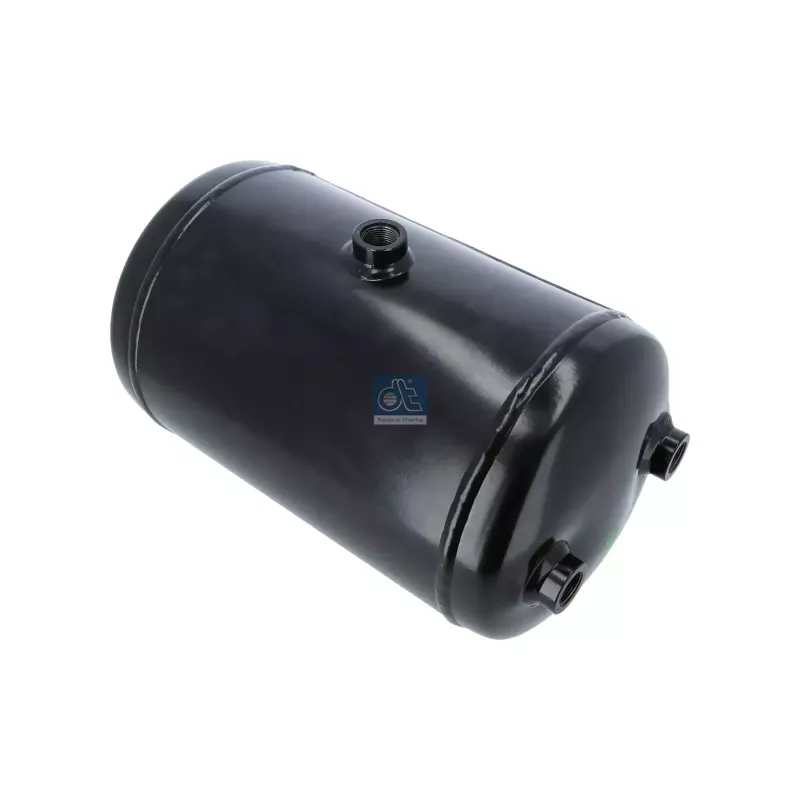 Réservoir à air, 10 l, D: 206 mm, M22 x 1,5, L: 370 mm, 15.5 bar Pour DAF 45/55/65/75/85/95, CF, Iveco Stralis, Trakker