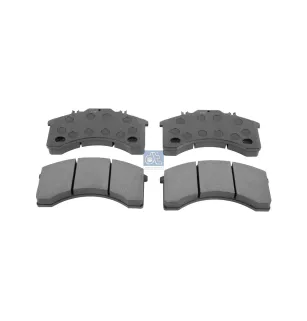 Kit de garnitures de disque de frein, W: 205 mm pour Iveco Eurocargo - 01906170