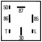 Relé de tiempo de precalentamiento