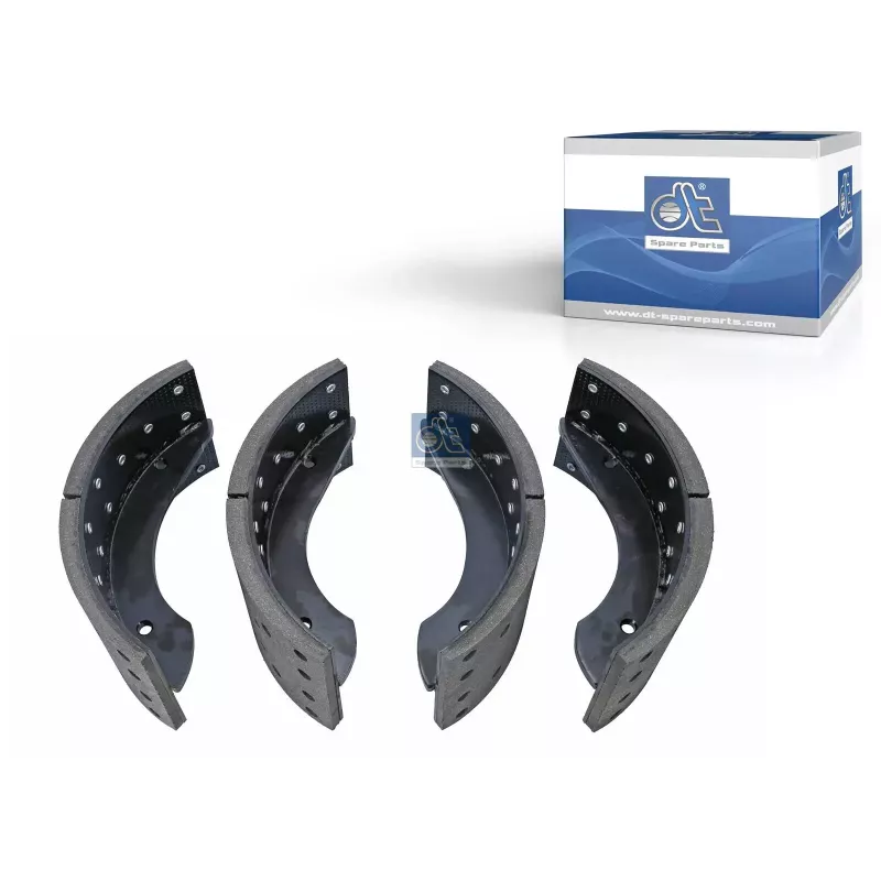 Kit de mâchoires de frein, avec garnitures Pour Iveco EuroStar, EuroTech, P/PA, Trakker - 01906368 - 01906410 - 1906368