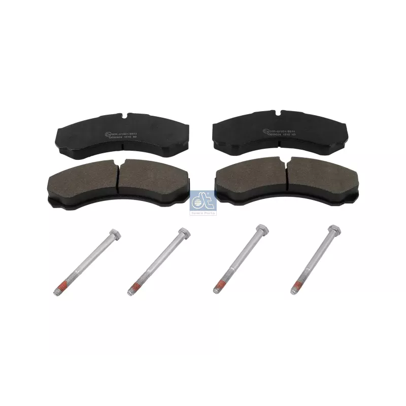 Kit de garnitures de disque de frein, W: 165 mm, S: 20 mm, H: 67 mm Pour Iveco Daily - Renault Mascott - 01906401 - 02992339