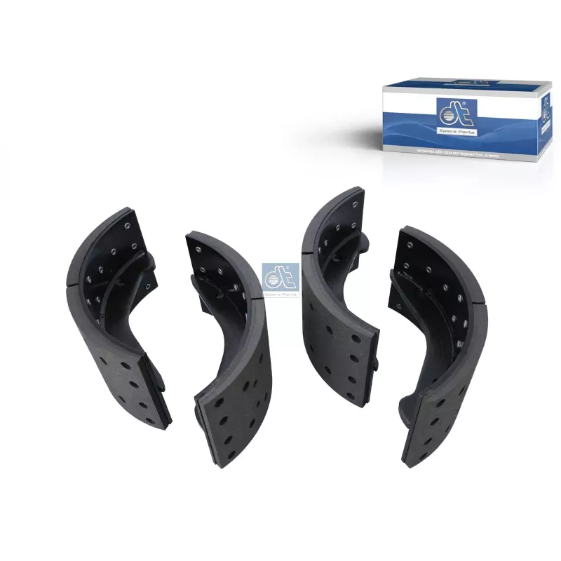Kit de mâchoires de frein, avec garnitures Pour Iveco Trakker - 02992120 - 02992378 - 02995824 - 2992120 - 2992378 - 2995824