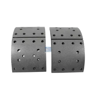 Kit de mâchoires de frein, avec garnitures Pour Iveco Trakker - 02992120 - 02992378 - 02995824 - 2992120 - 2992378 - 2995824