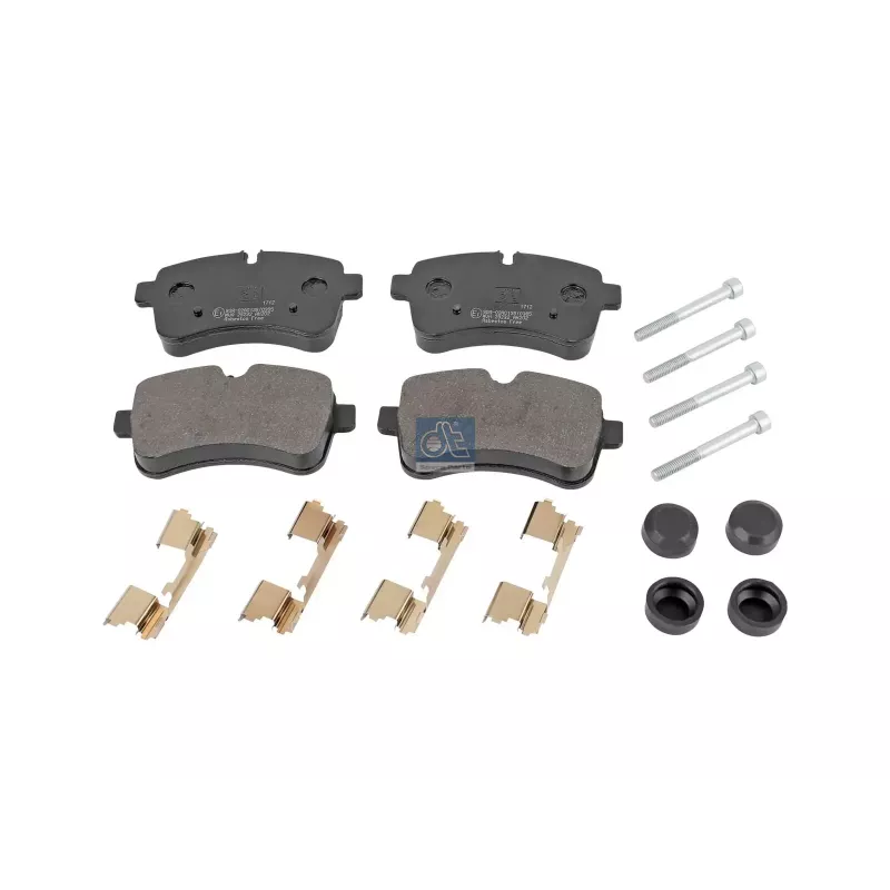 Kit de garnitures de disque de frein, avec accessoires, W: 141 mm, S: 21 mm, H: 72 mm Pour Iveco Daily - 42555917 - MVP2013