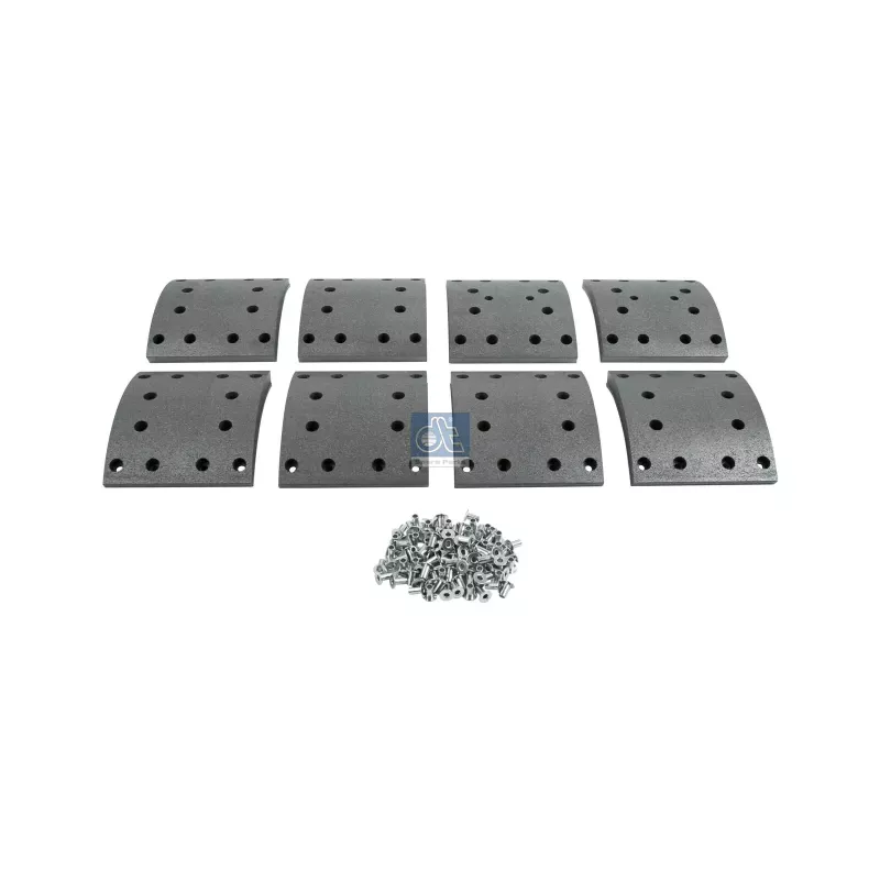 Kit de garnitures de frein à tambour, W: 180 mm, S: 22 mm Pour Iveco Trakker - 02992113 - 02996507 - 2992113 - 2996507
