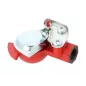 Main d'accouplement, rouge, avec valve, M22 x 1,5 Pour Mercedes-Benz Actros 1, Actros 2, Actros 3, Atego 1, Axor - 04719687