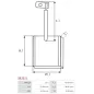 Charbon/balais de démarreur pour HITACHI 2120-4311