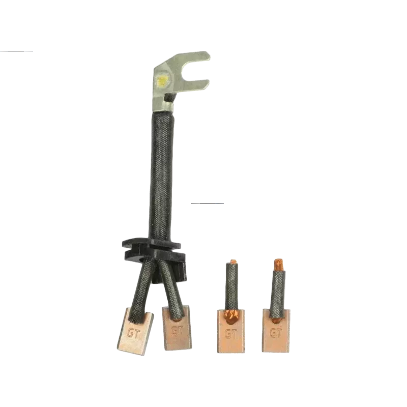 Charbon/balais de démarreur pour HITACHI S114557A, S114558, S114646A, S114650A