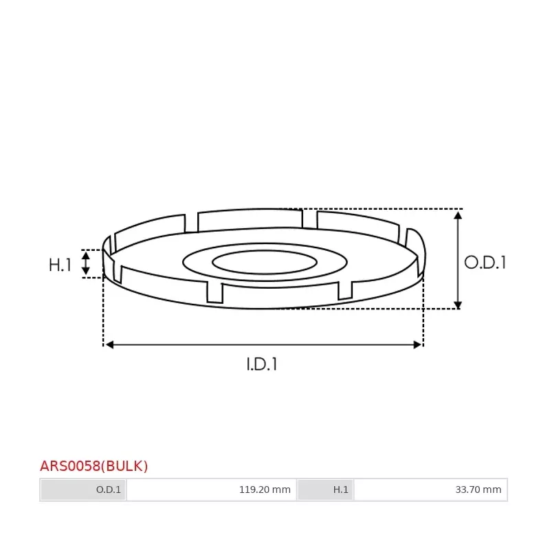 Protection de la poulie d’alternateur AS-PL UD42285AFP pour MAGNETI MARELLI 063321604010, 63321235, 63321604