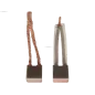 Charbon/balais de démarreur pour VALEO 6112ABCDE, 6113AB, 6120A, 6121A, 6122AB