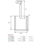 Charbon/balais de démarreur pour VALEO D9E32