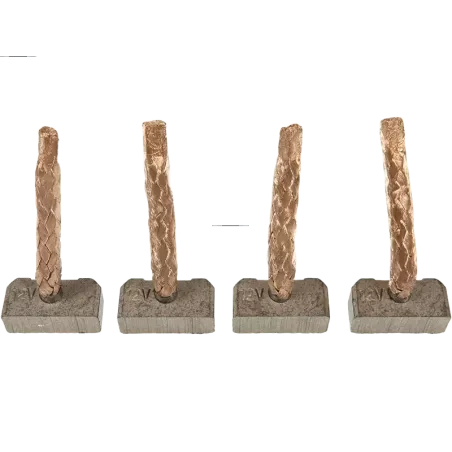 Charbon/balais de démarreur pour LUCAS 26918D, 26920A, 26920E, 26922B