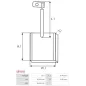 Charbon/balais de démarreur pour MITSUBISHI M002T56185, M002T56272, M002T56471, M002T56472