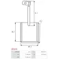 Charbon/balais de démarreur pour MITSUBISHI M1T64285, M1T70283, M1T70481, M1T70483