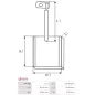 Charbon/balais de démarreur pour MITSUBISHI M001T66081, M001T71881A, M001T74081