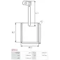 Charbon/balais de démarreur pour MITSUBISHI M002T54091, M002T58581, M002T58881, M002T61871A, M003T24181