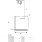 Charbon/balais de démarreur pour MITSUBISHI M001T90081, M1T90081, PN4018400