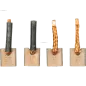 Charbon/balais de démarreur pour MITSUBISHI M1T50172, M1T50471