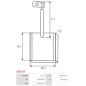 Charbon/balais de démarreur pour MITSUBISHI M9T70077, M9T70279, M9T72271, M9T82479