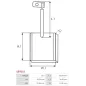 Charbon/balais de démarreur pour ISKRA / LETRIKA AZF3509, AZF3512, AZF3513, AZF3515