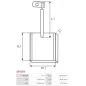 Charbon/balais de démarreur pour ISKRA / LETRIKA 11131716, 11131731, 11131746, 11131750