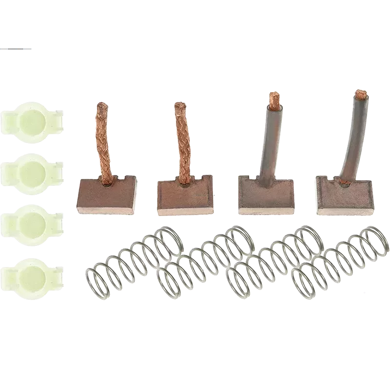 Charbon/balais de démarreur pour ISKRA / LETRIKA 11131600, 11131603, 11131605, 11131606