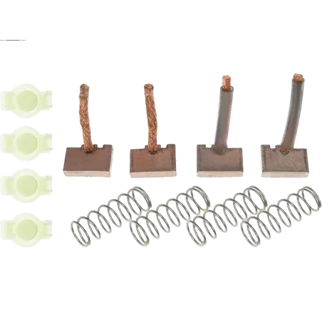 Charbon/balais de démarreur pour ISKRA / LETRIKA 11131600, 11131603, 11131605, 11131606