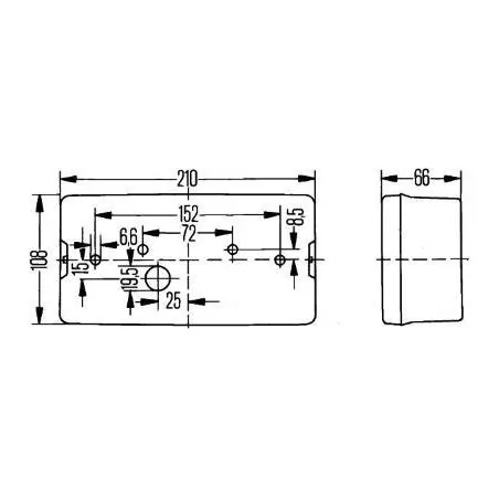 Luz traseira Hella 2VP 006 040-111