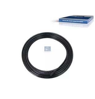 Tube polyamide, noir, d: 4 mm, D: 6 mm, L: 25 m, S: 1 mm, DIN 74324 Pour Iveco Midway, Midys, Powerstar, Stralis, S-Way, T-Way