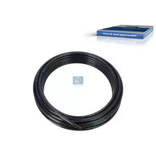 Tube polyamide, noir, d: 8 mm, D: 10 mm, L: 25 m, S: 1 mm, DIN 74324 Pour MAN TG-Serie - Mercedes-Benz OM 300 - (L-Serie)