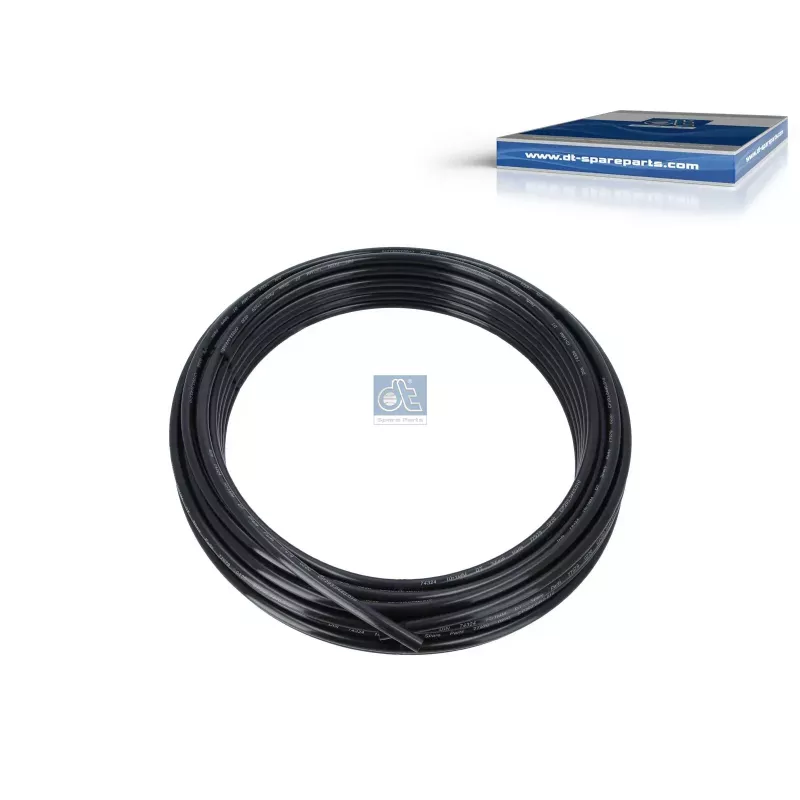 Tube polyamide, noir, d: 8 mm, D: 10 mm, L: 25 m, S: 1 mm, DIN 74324 Pour MAN TG-Serie - Mercedes-Benz OM 300 - (L-Serie)