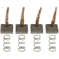 Charbon/balais de démarreur pour ISKRA / LETRIKA 11131745, 11132031, 11132343, AZE2106