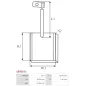 Charbon/balais de démarreur pour HYUNDAI / KIA 3610045501