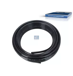 Tube polyamide, noir, d: 12 mm, D: 15 mm, L: 25 m, S: 1.5 mm, DIN 74324 Pour Mack Mid-Liner - MAN TG-Serie - Mercedes-Benz